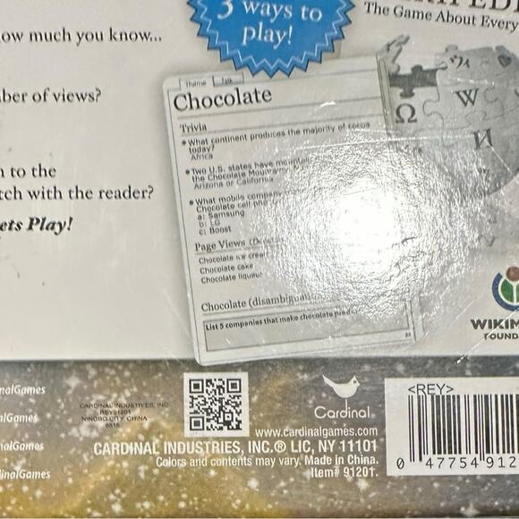 Wikipedia The Game - About Everything - Picture 7 of 7